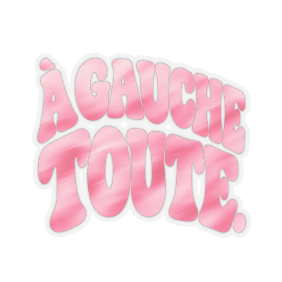 À GAUCHE TOUTE STICKER